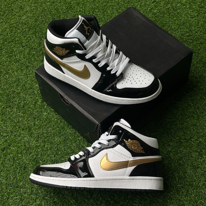 Jordan 1 Mid Royal Gold