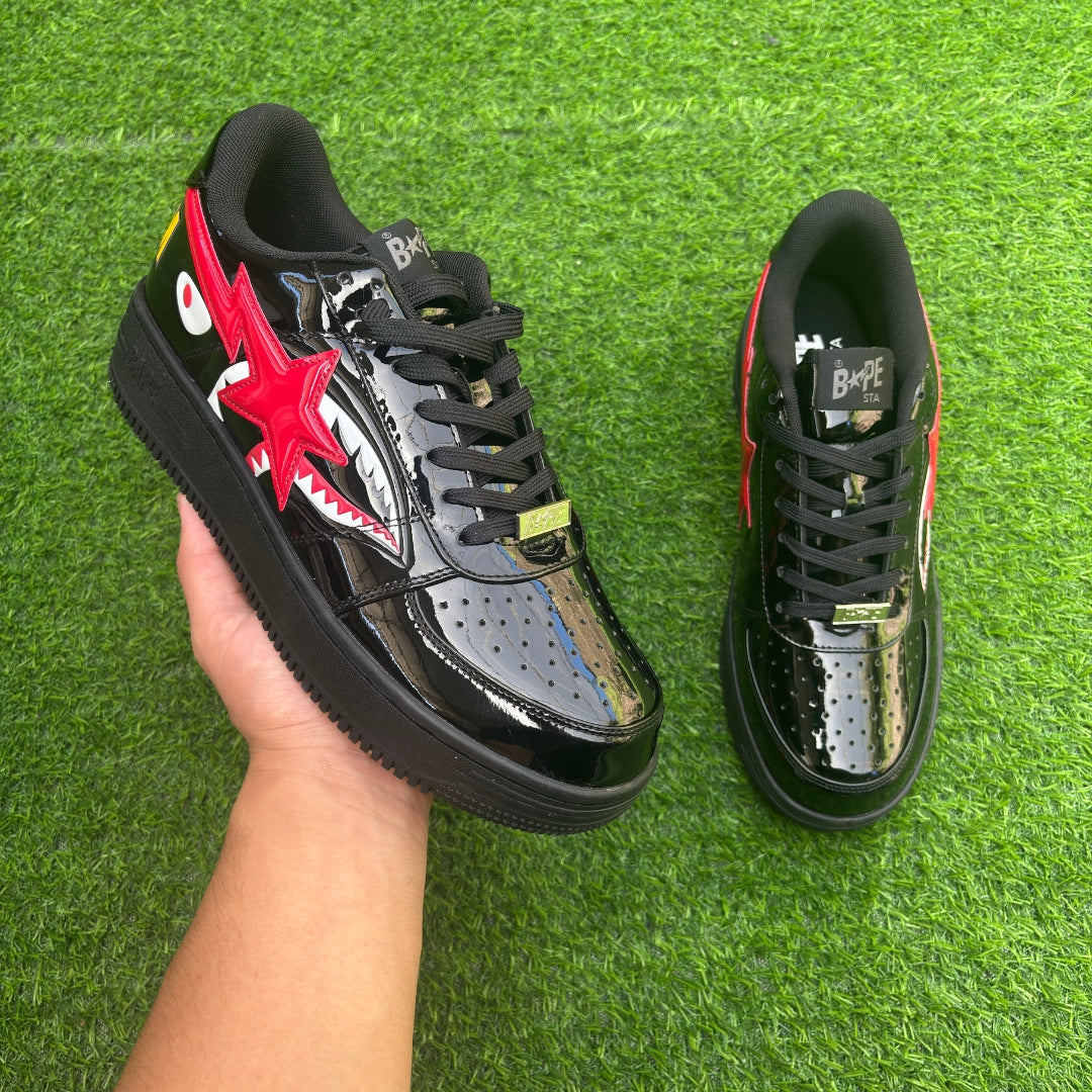 Bape Shark Low Black