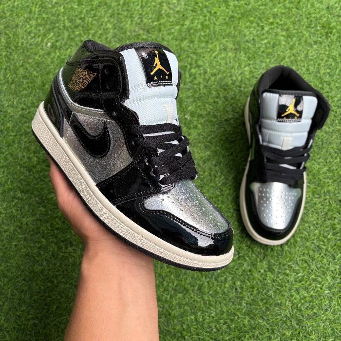 Jordan 1 Mid Metallic Silver